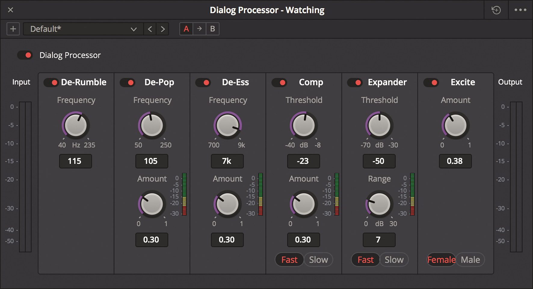 dialogproc digital production Die Werkzeuge zur Bearbeitung von Sprachaufnahmen finden sich nun im Dialog Processor.