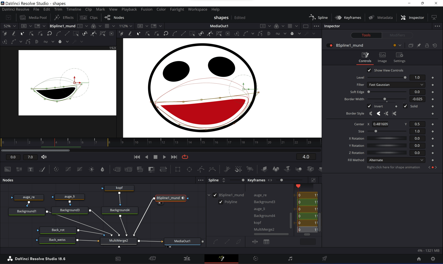 onionskin2 digital production Für Polgon lässt sich Onion Skin zuschalten, um Animationen besser beurteilen zu können. Das ist natürlich praktischer bei Vektor-Animationen, die wir in einer der nächsten Ausgaben dieser Serie besprechen werden.