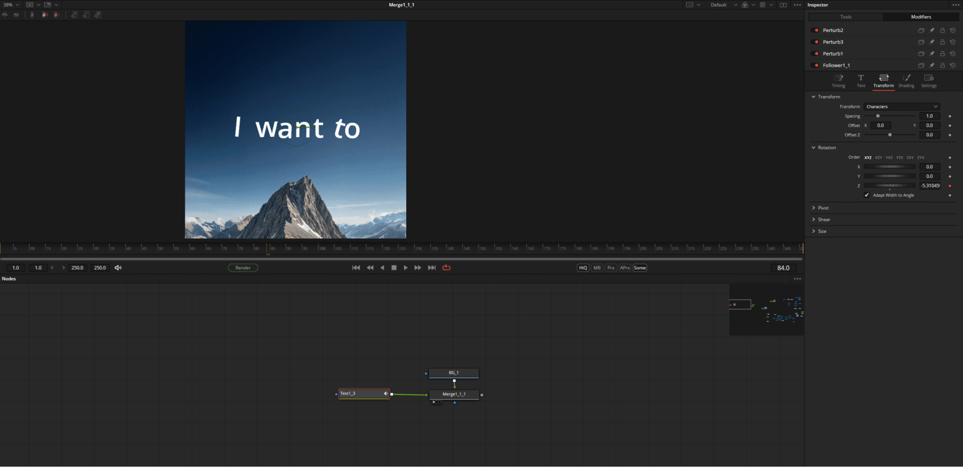 text overlay i want to on mountain image digital production Text overlay 'I want to' on mountain image